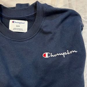 Navy Champion Sweatshirt